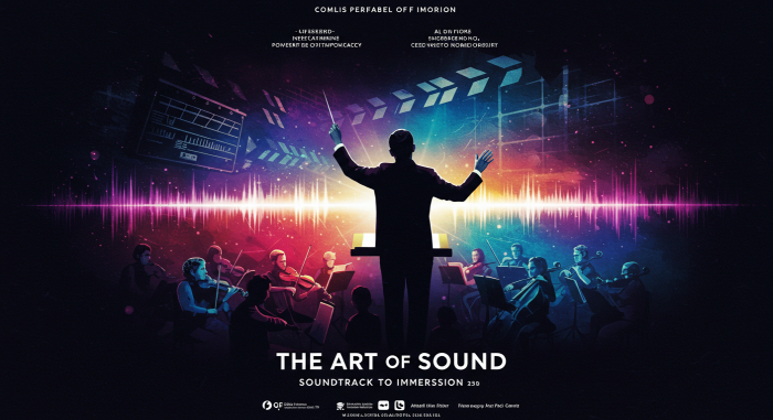 영화의 몰입도를 높이이는 사운드트랙의 예술 포스터