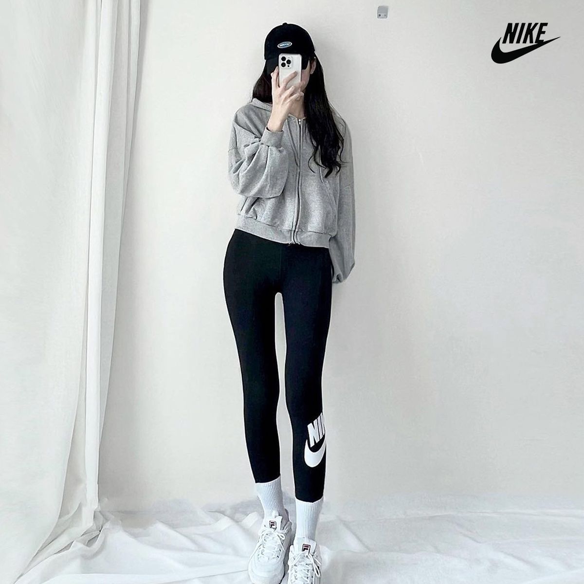 나이키 우먼 NSW 스포츠웨어 에센셜 레깅스 CZ8529-010