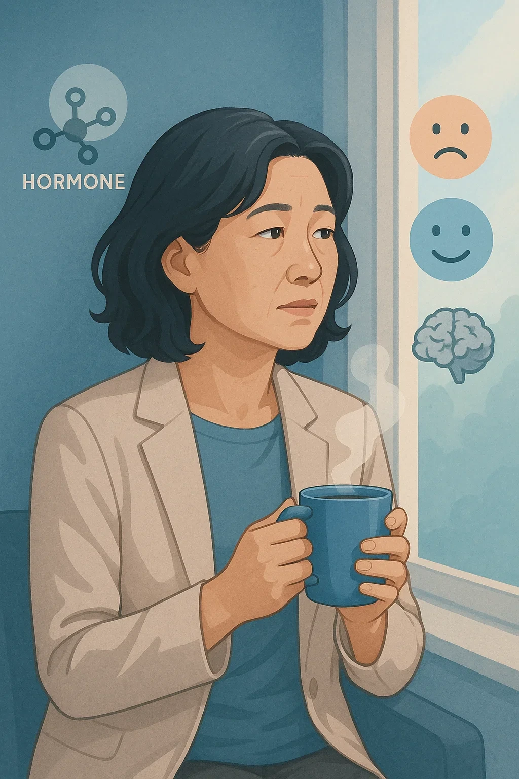 갱년기 감정기복과 우울증