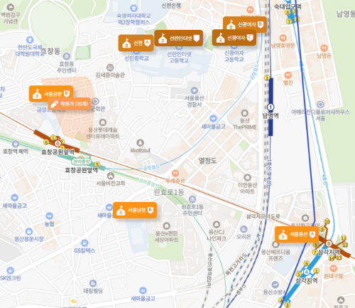 학원가