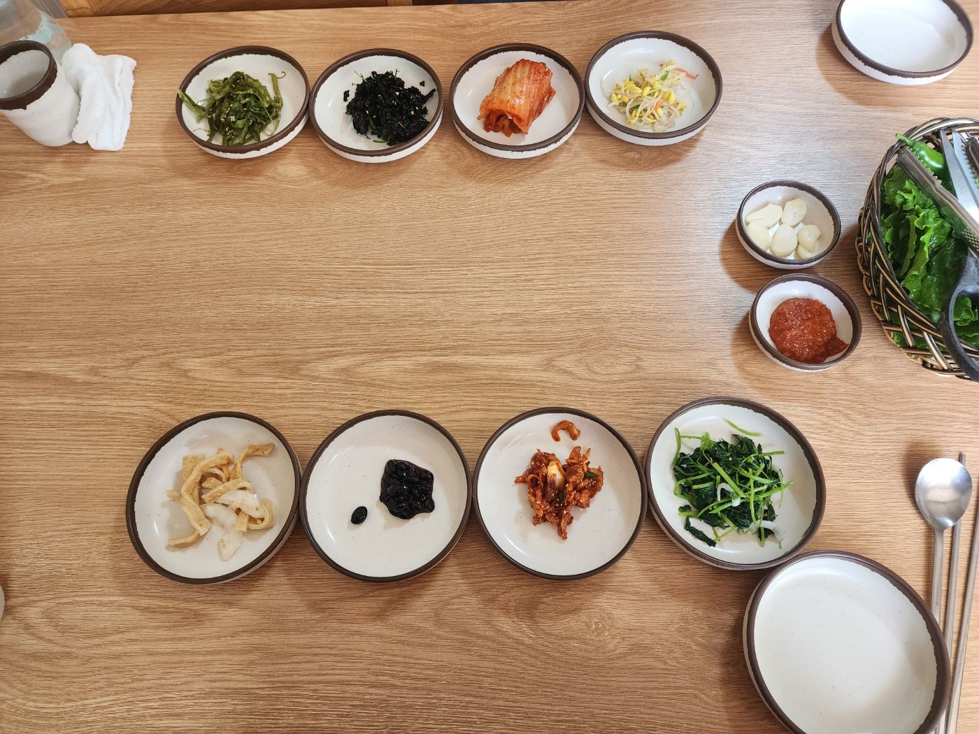 담양 죽녹원첫집 기본반찬