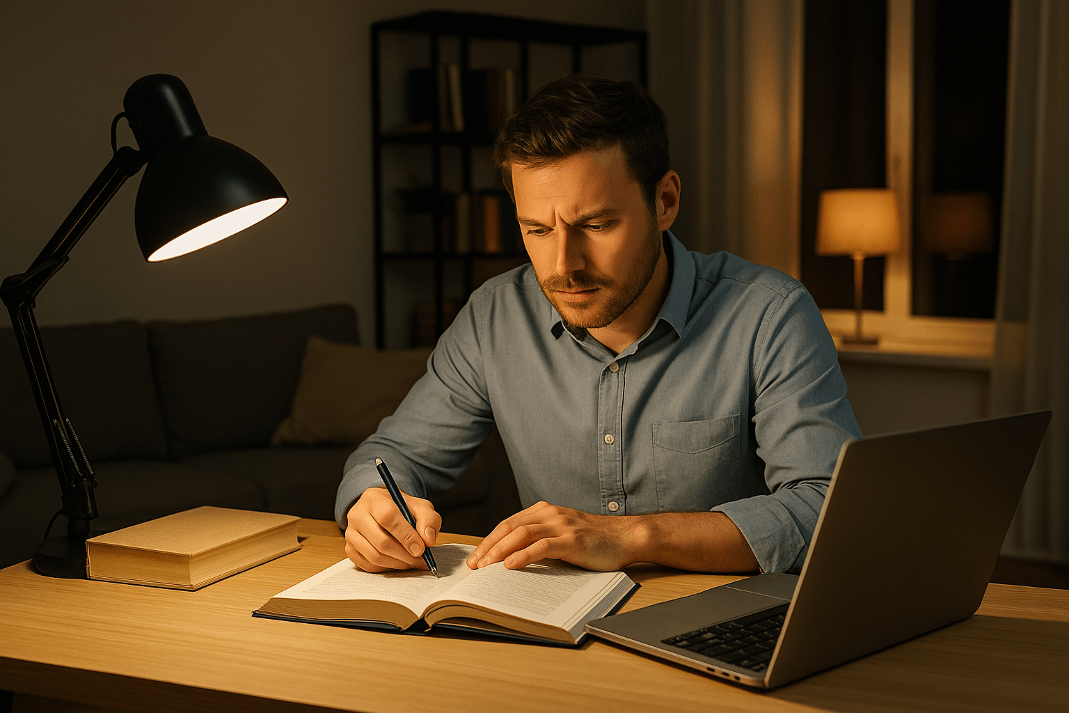 자기계발을 힘쓰는 현대인의 이미지