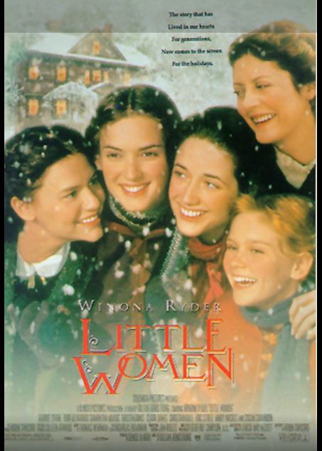 개성 강한 네 자매 이야기 영화 작은 아씨들 포스터.