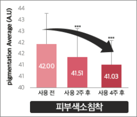 피부색소 침착 변화