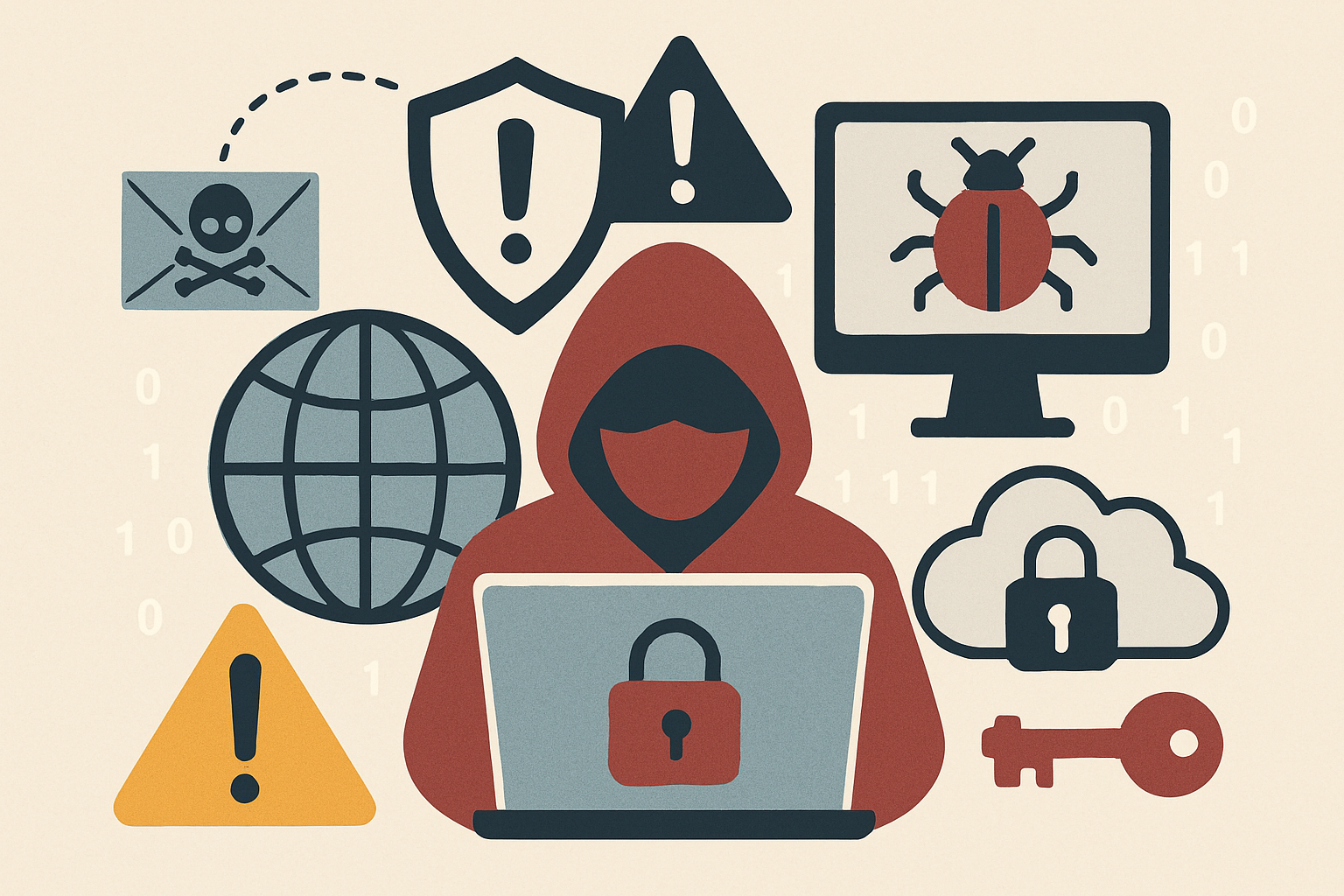 보안 위협 관련 이미지