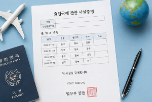 출입국사실증명서 인터넷 발급 방법, 정부24에서 무료로 신청하기
