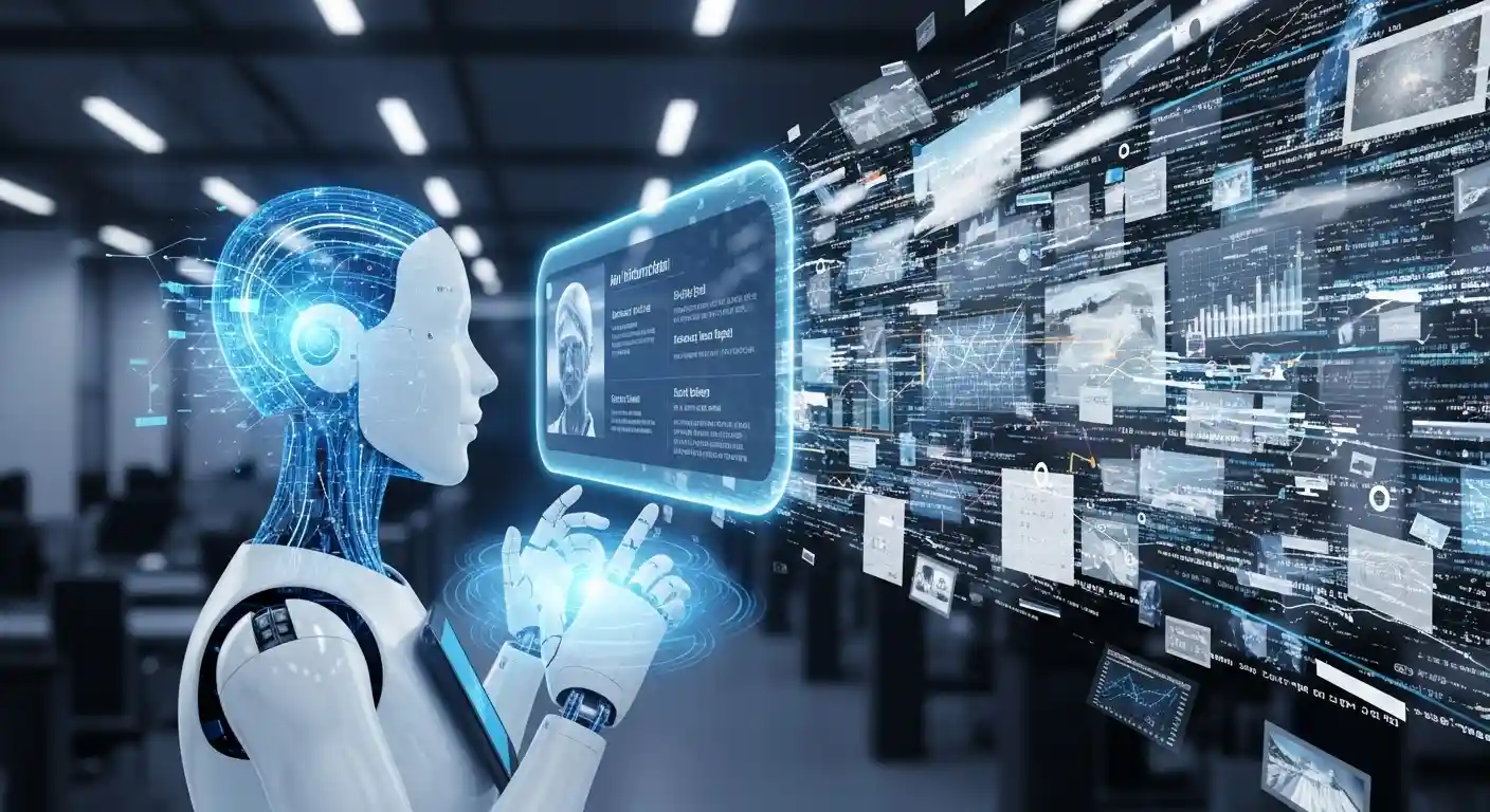 <img src="ai_curates_personalized_information_amid_data_flood.webp" alt="AI 챗봇이 정보의 홍수 속에서 맞춤형 큐레이터로 작동하는 모습을 표현한 이미지 입니다">