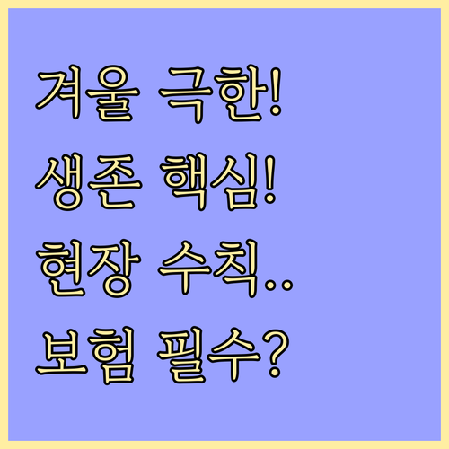 겨울 서핑 스쿠버 다이빙 안전사고 예..