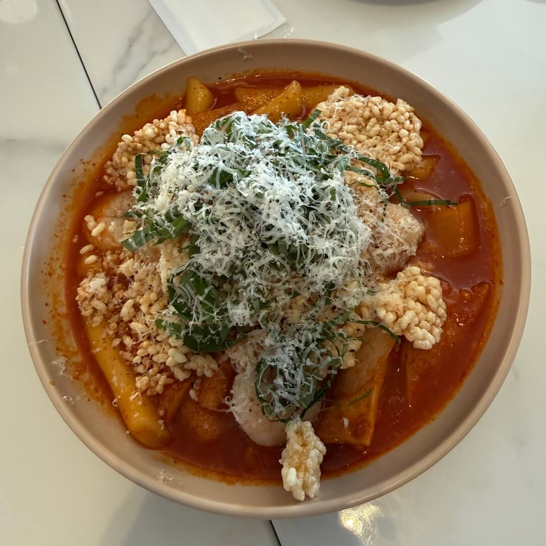 판교 비앙또아 누룽지 떡볶이 해산물 베이스