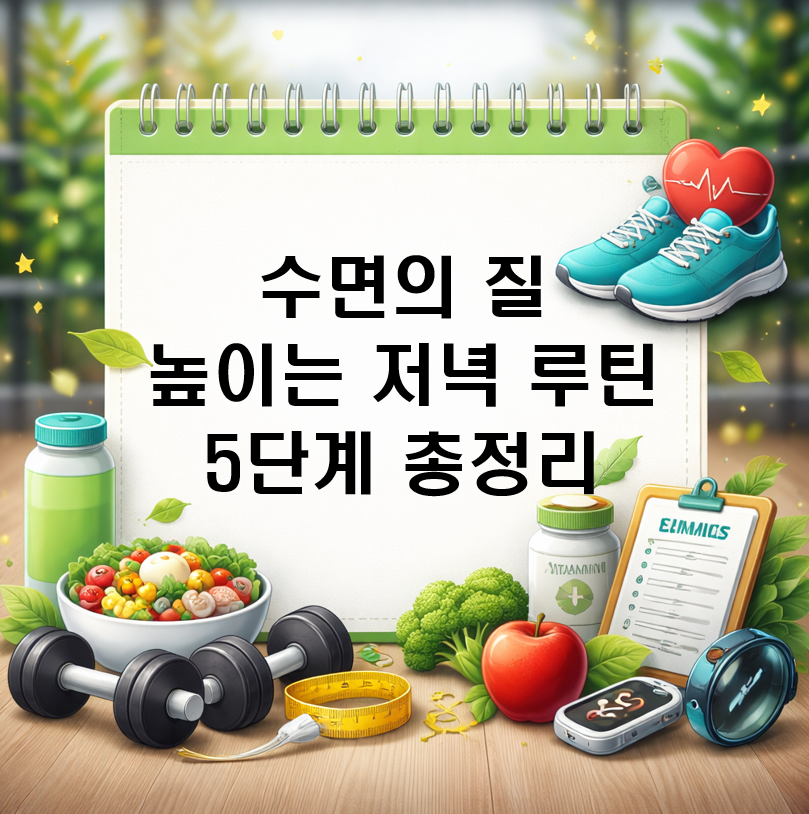 수면의 질 높이는 저녁 루틴 5단계 총정리