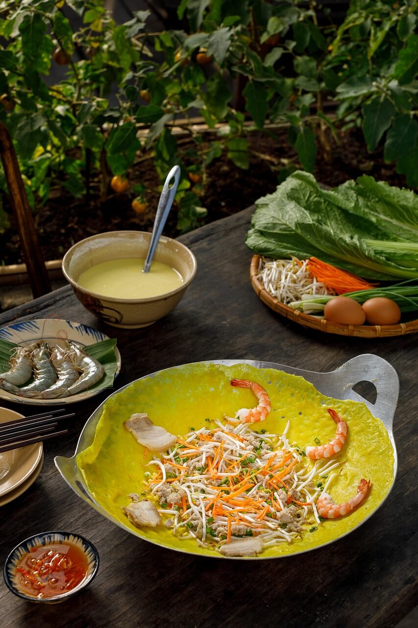 베트남 요리: 반쎄오 정확한 레시피로 만들기 도전