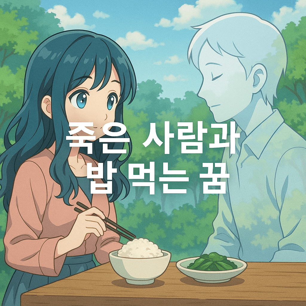 죽은 사람과 밥 먹는 꿈 해몽