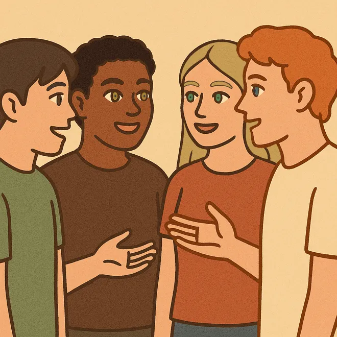 다양한 눈동자 색을 가진 사람들