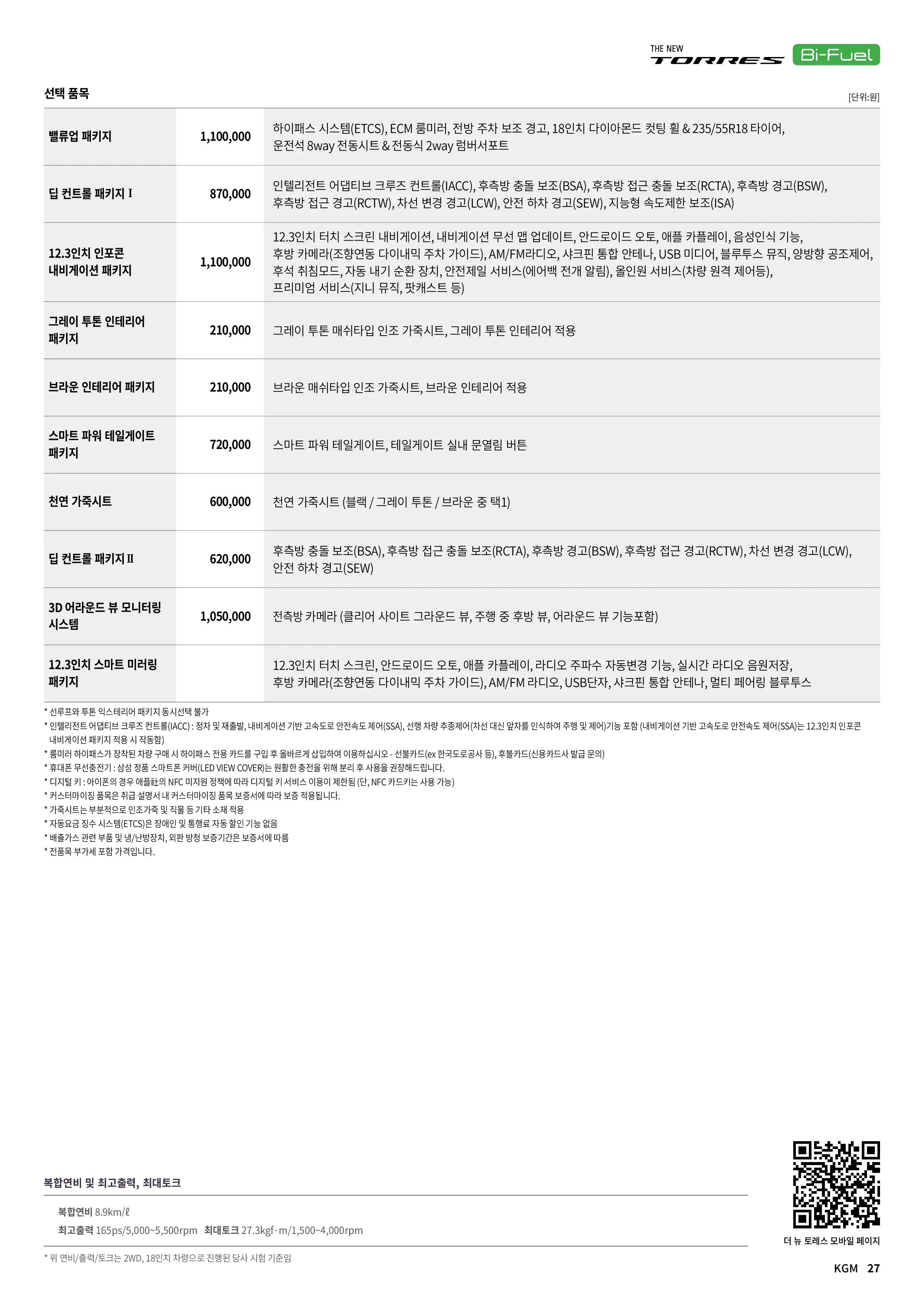 KGM 토레스 자동차 이미지