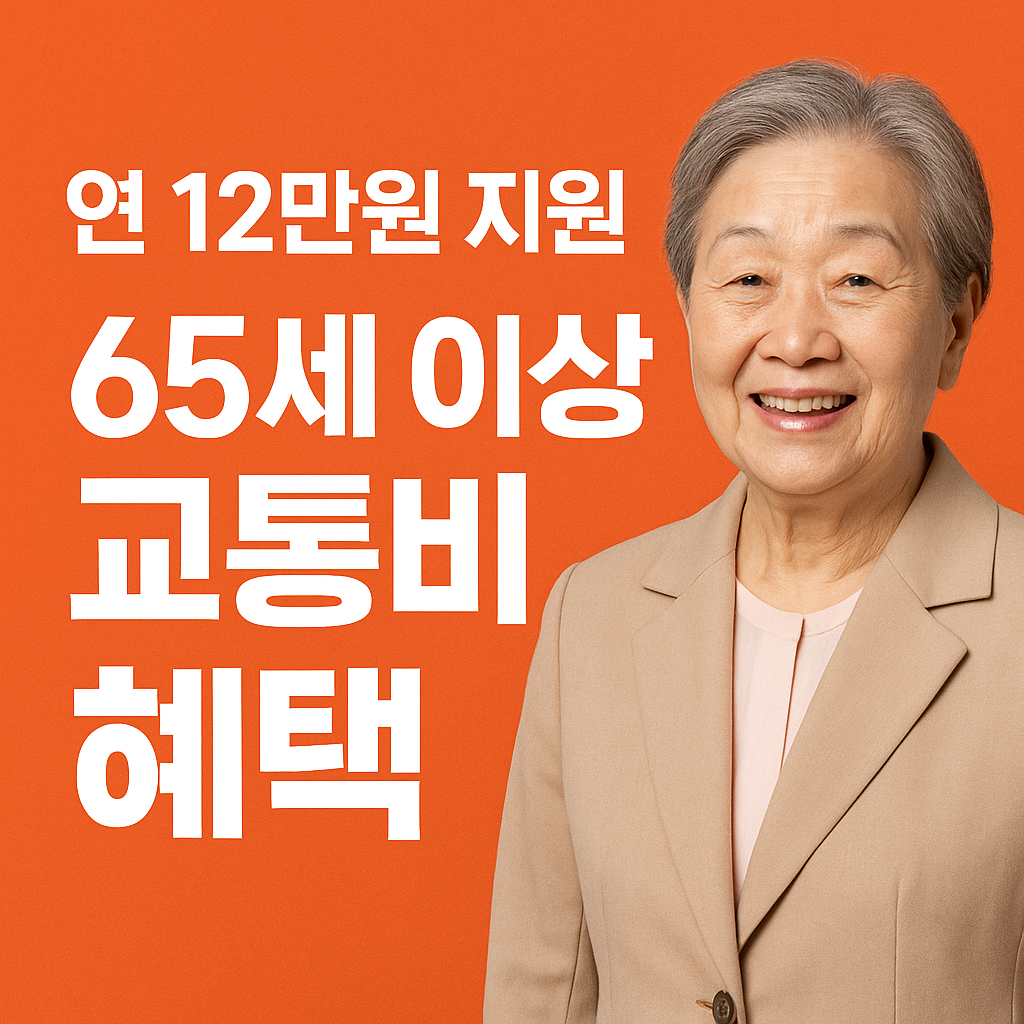 만 65세 이상 노인 교통비 지원