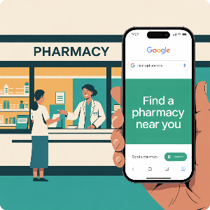 휴일지킴이약국 이용가이드 (검색) 이미지