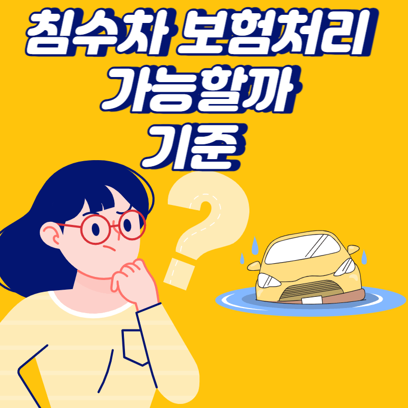 침수차 보험처리