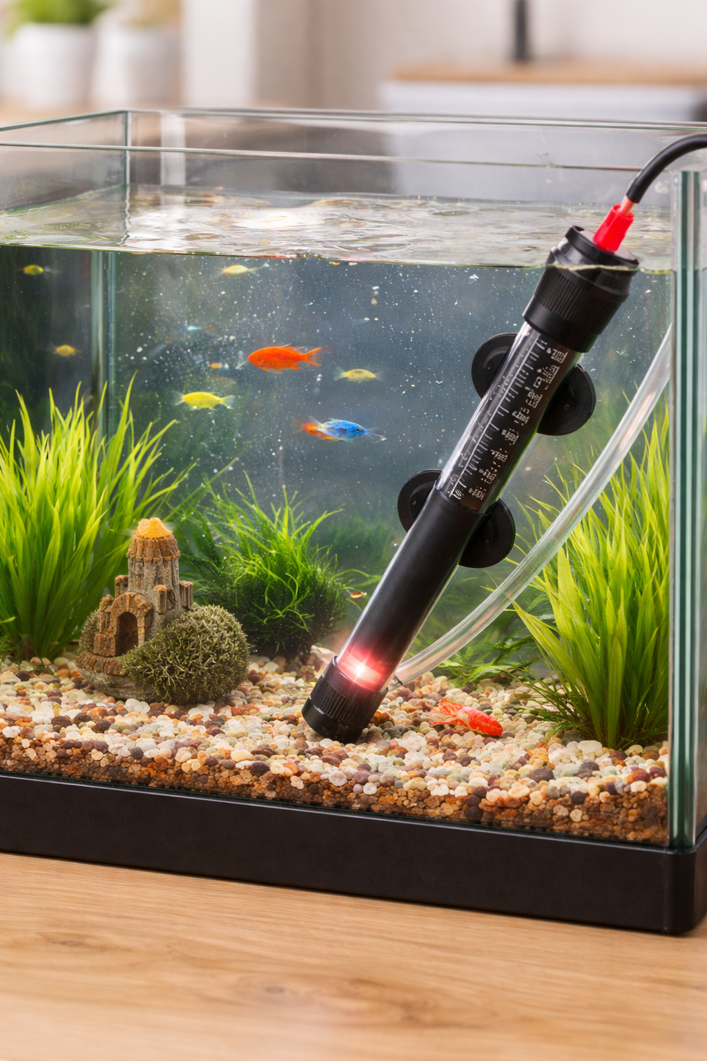 나노 어항 온도 흔들림 줄이는 히터 선택법과 온도계 위치 가이드