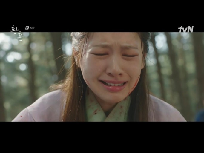 자신이 욱이를 죽였다걸 알고 오열하는 무덕<환혼>