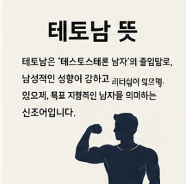 테토남 뜻