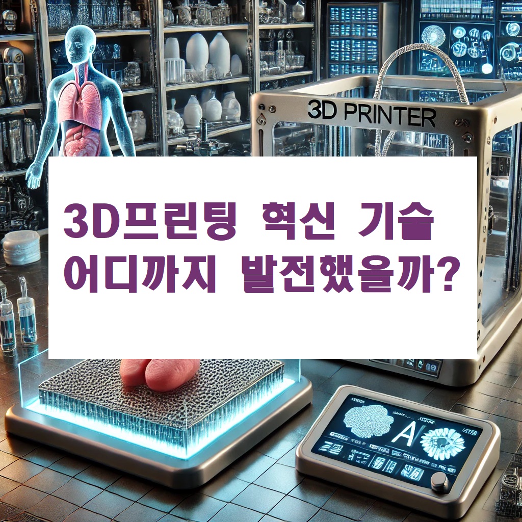 3D프린팅 혁신 기술 어디까지 발전했을까?