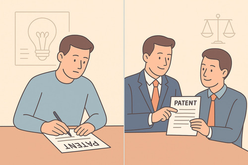 특허출원 절차 사진