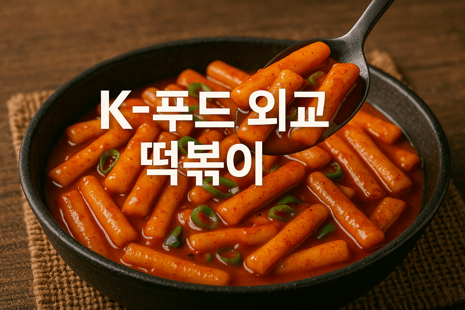 K-푸드 외교 떡볶이
