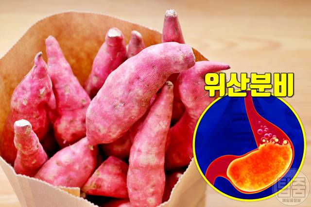 빈속에 먹으면 안좋은 음식 고구마