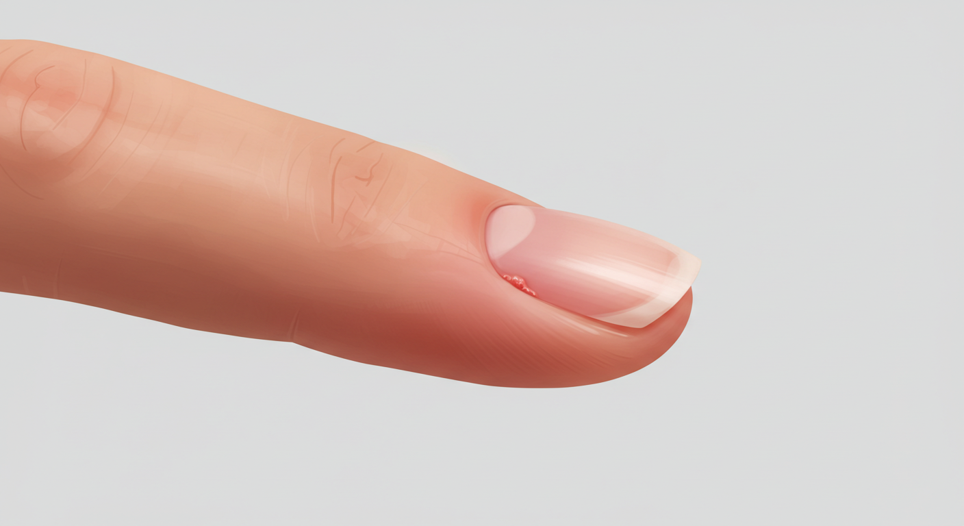 네일 알레르기, 네일 감염