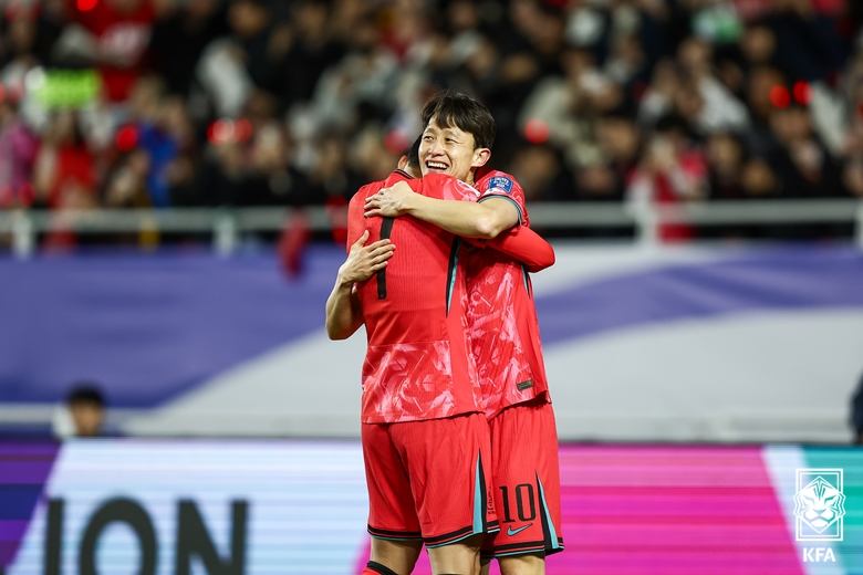 한국 축구 요르단전 결과 '2026 월드컵 아시아 최종예선 B조 8차전' [이재성 선제골 1-1 무승부 양민혁 A매치 데뷔전]