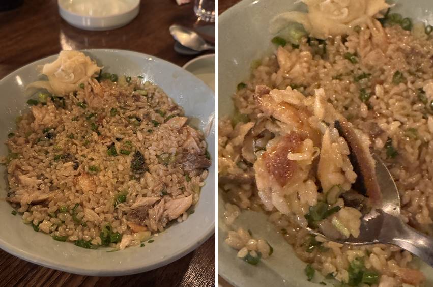 고등어덮밥 비빈모습