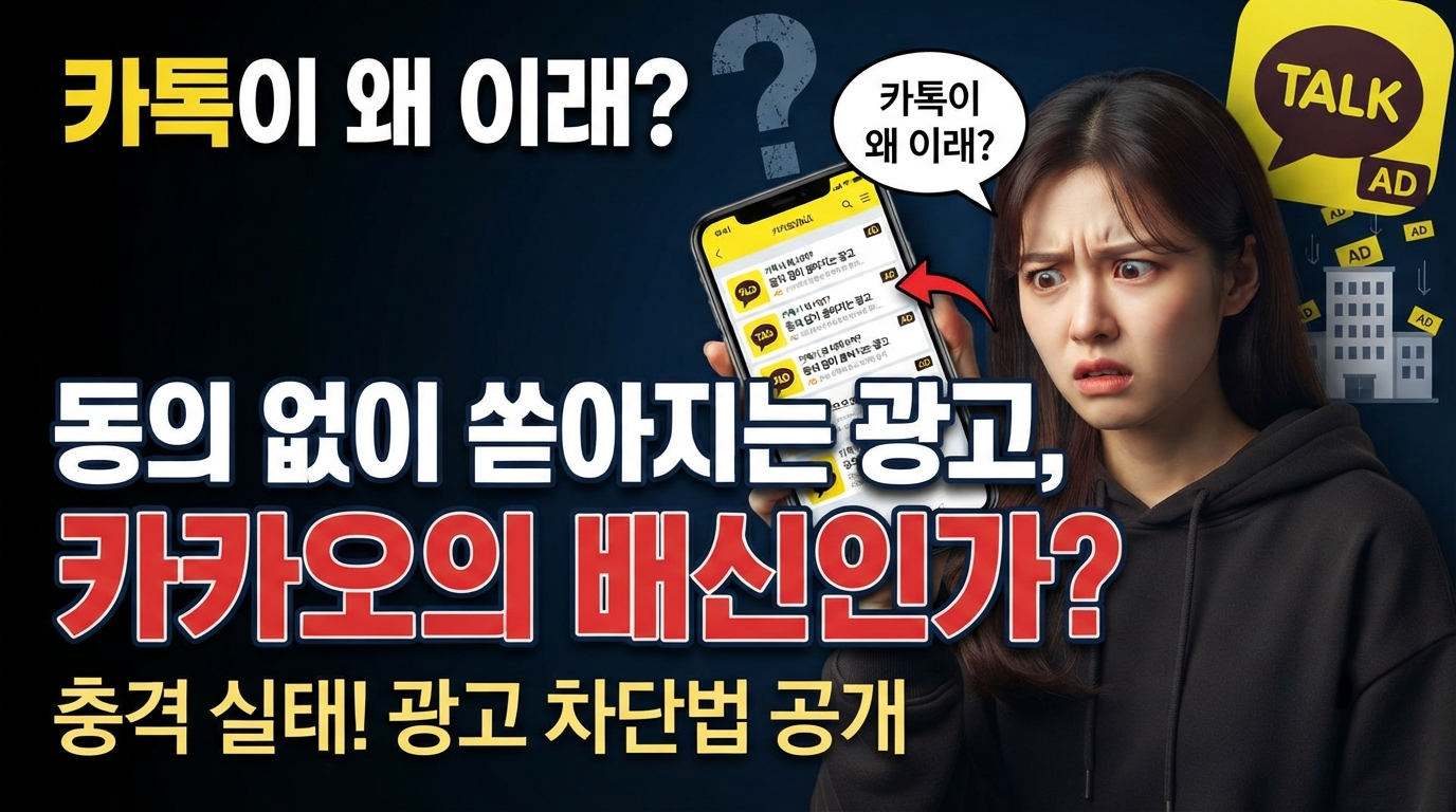 "카톡이 왜 이래?"
