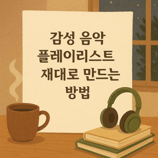감성 음악 플레이리스트 제대로 만드는 방법 관련 이미지