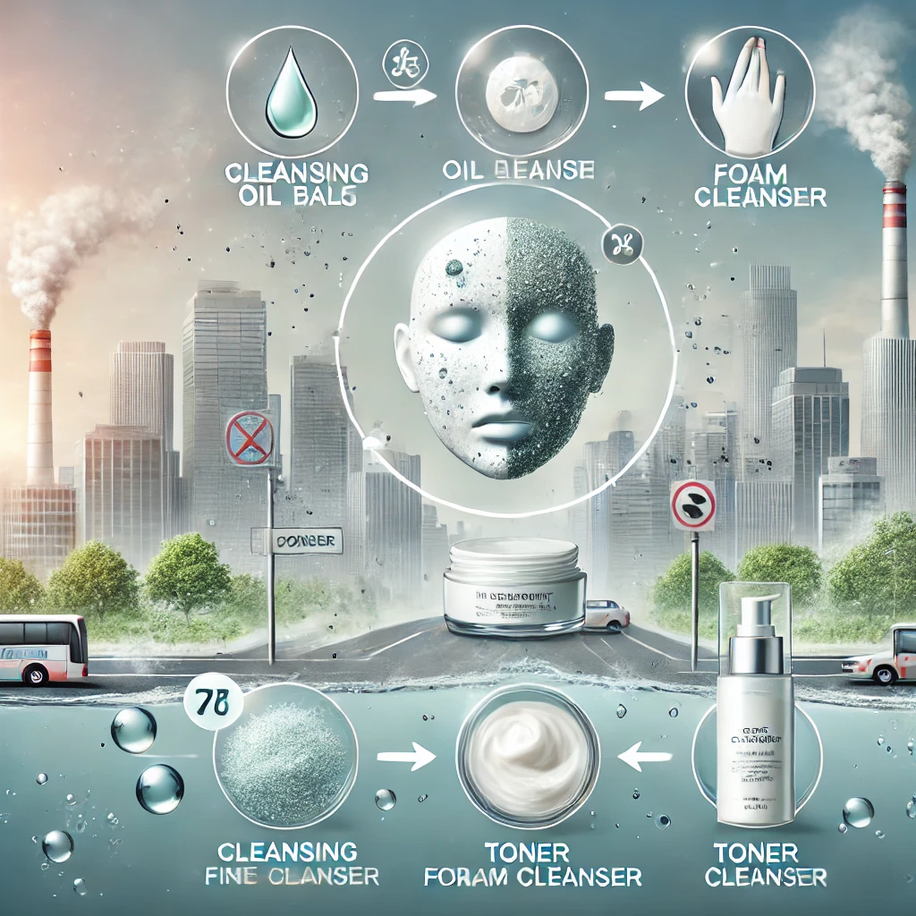 미세먼지로부터 피부 보호하는 클렌징 방법