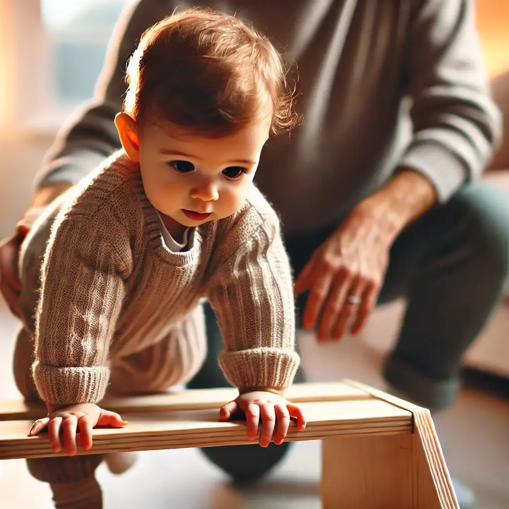 대근육 놀이하는 아기