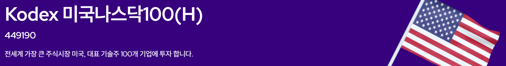 나스닥100 지수 추종
