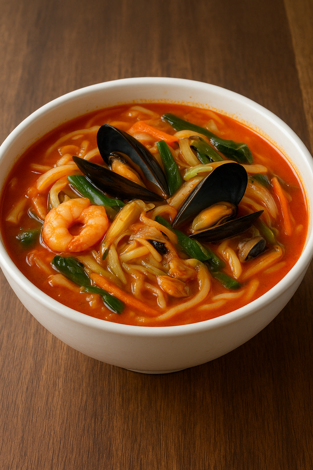 짬뽕에 대한 뜻과 어원, 유래, 역사, 특징, 맛과 영양, 조리법(레시피), 세계화, 전 세계 맛집, 프랜차이즈