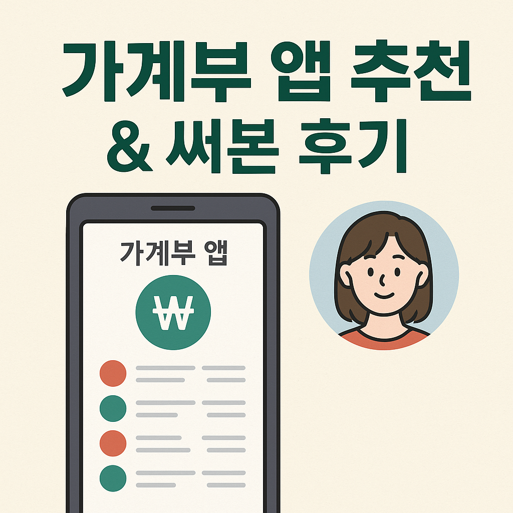가계부 앱 추천 &amp; 써본 후기