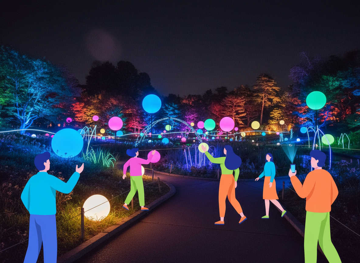 2026 오사카 야간 전시 팀랩 보태니컬 보타니컬 가든 티켓 예약 위치 시간