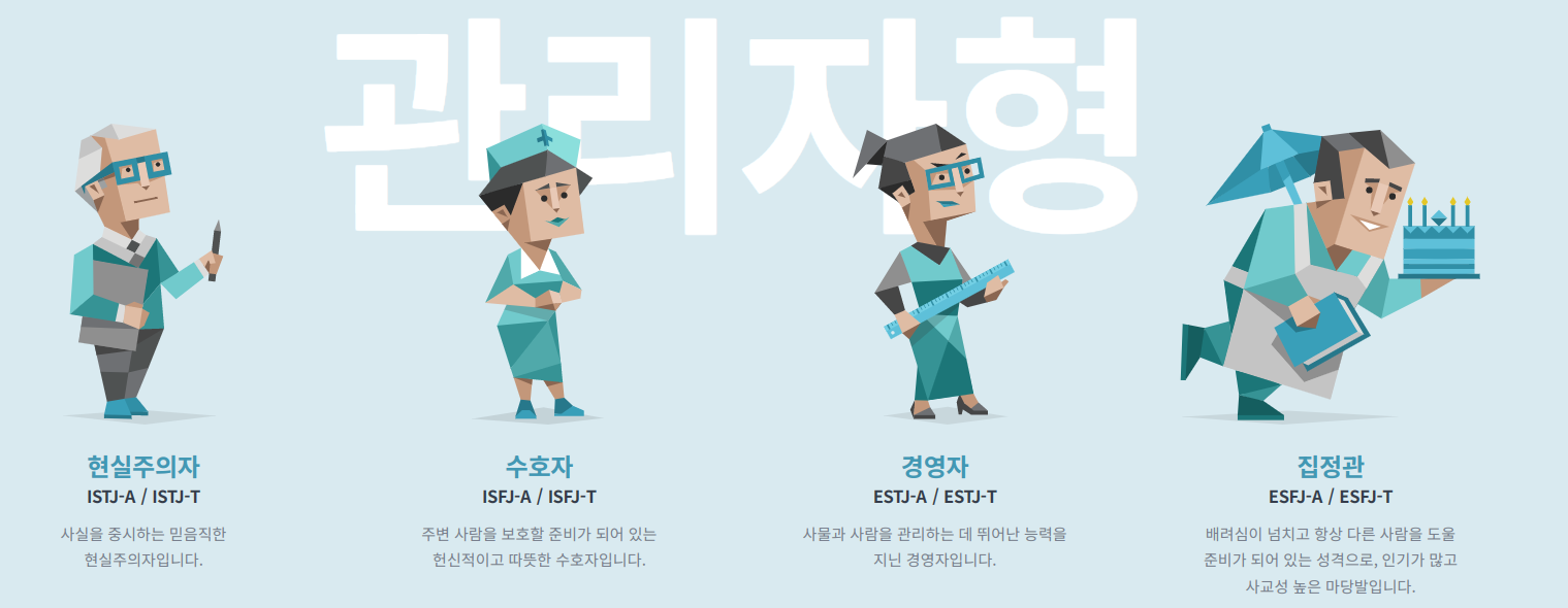 MBTI 관리자형