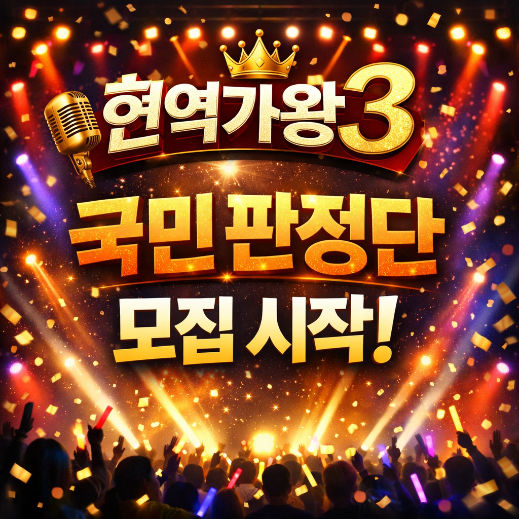 현역가왕3 국민 판정단 모집 방청 신청 2026 한일가왕전 대표 가수를 직접 뽑는 기회! 신청 방법 총정리