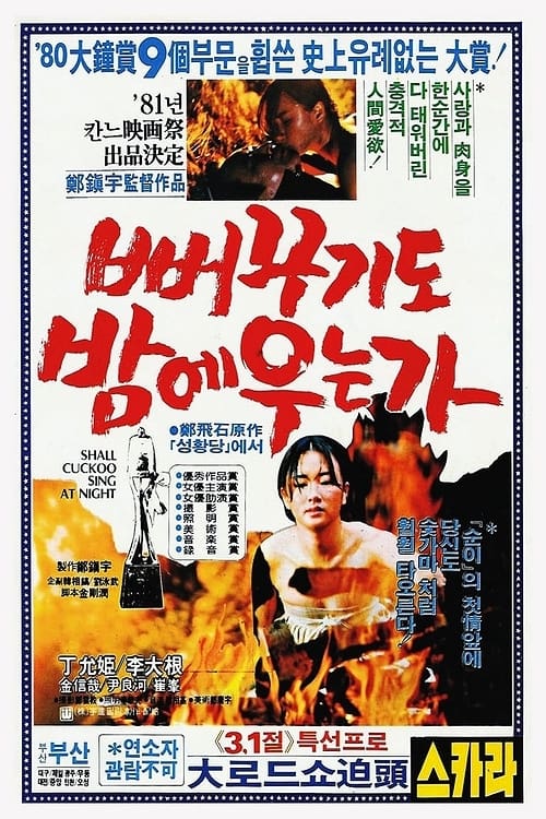 뻐꾸기도 밤에 우는가 (1980) 포스터