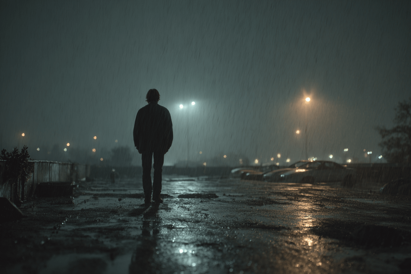 비오는-거리를-걷고-있는-남자