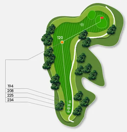 출처 : 한탄강CC 1번홀, 2번홀