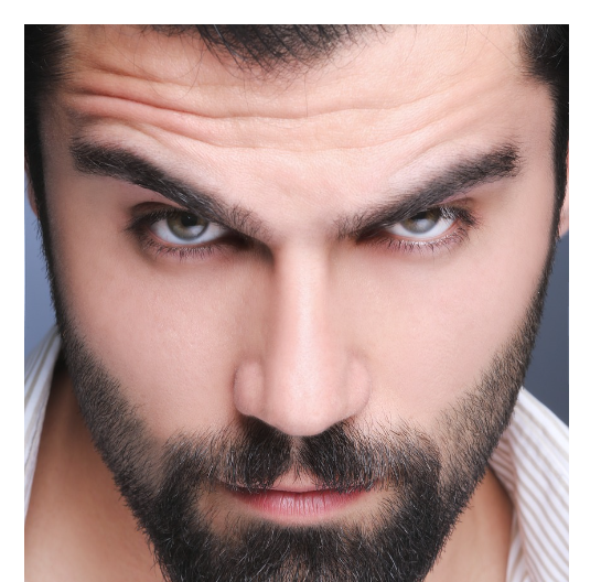 얼굴통증- 남자얼굴 이미지