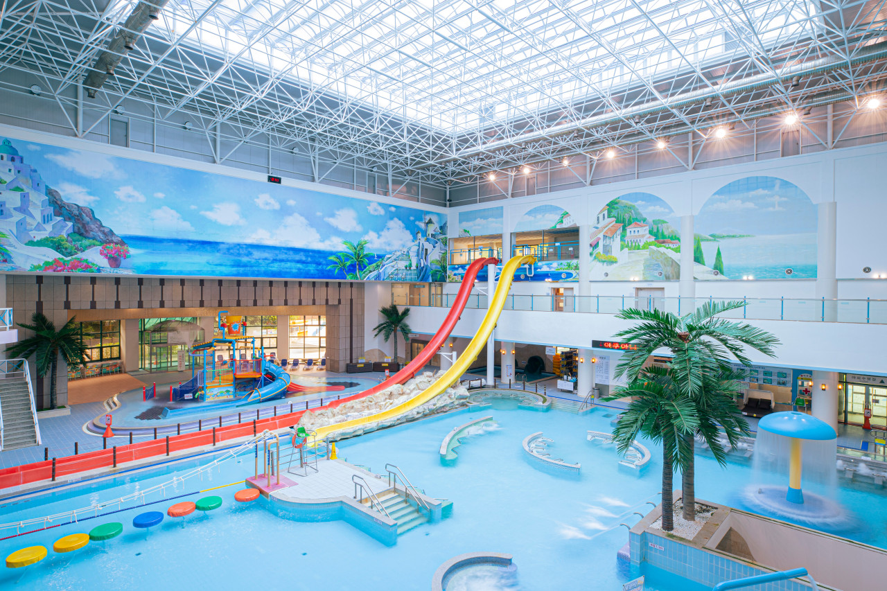 화순 아쿠아나 수영장 모습