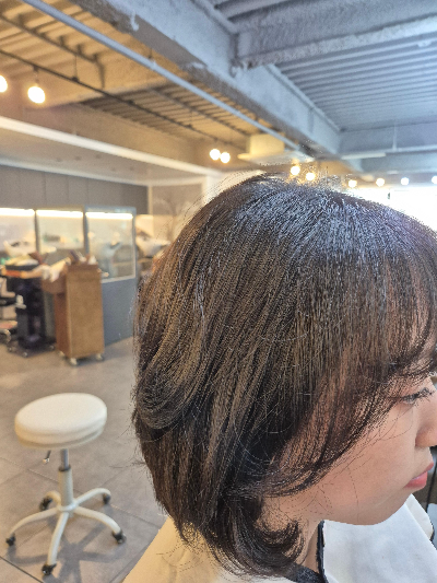 중단발헤어스타일