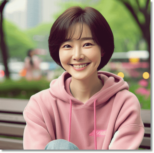 건강한 피부 미인