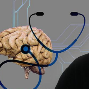 청진기 댄 뇌와 시무룩한 치매 노인