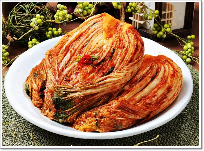 한국의 전통요리 '김치' 사진